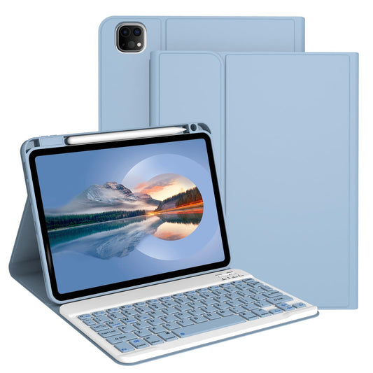 iPad Air Case | Bluetooth Keyboard Case with Built-in Pencil Holder – Compatible with iPad Air 7 (2025), Air 6 & iPad Pro 11” / 13” – All-in-One Protective Cover