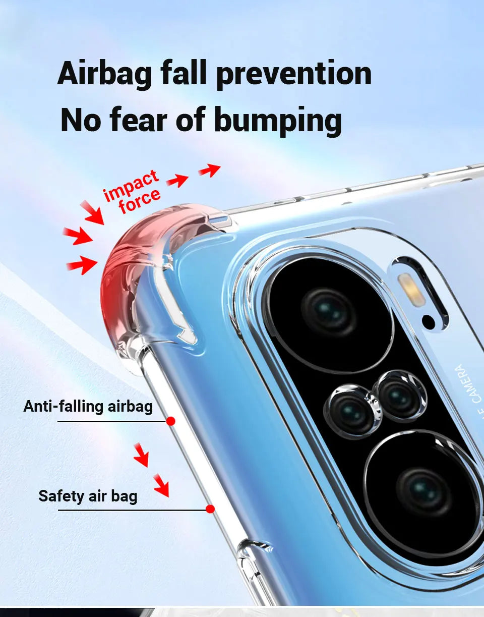 For Infinix Zero 30 4G Silicone Clear Shockproof Cover X6731B Phone Case