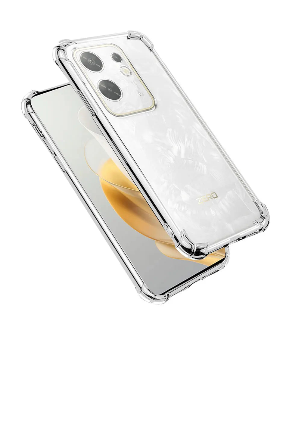 For Infinix Zero 30 4G Silicone Clear Shockproof Cover X6731B Phone Case