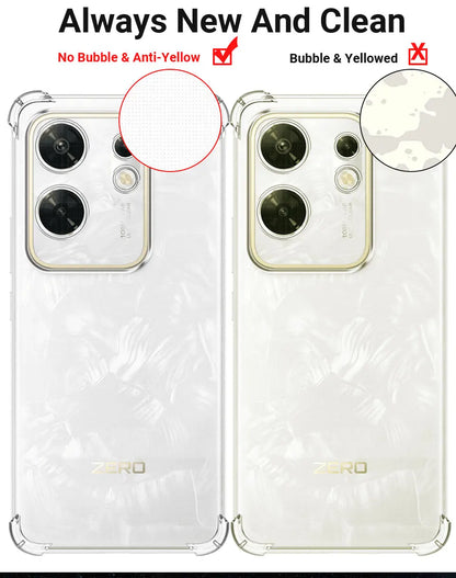 For Infinix Zero 30 4G Silicone Clear Shockproof Cover X6731B Phone Case