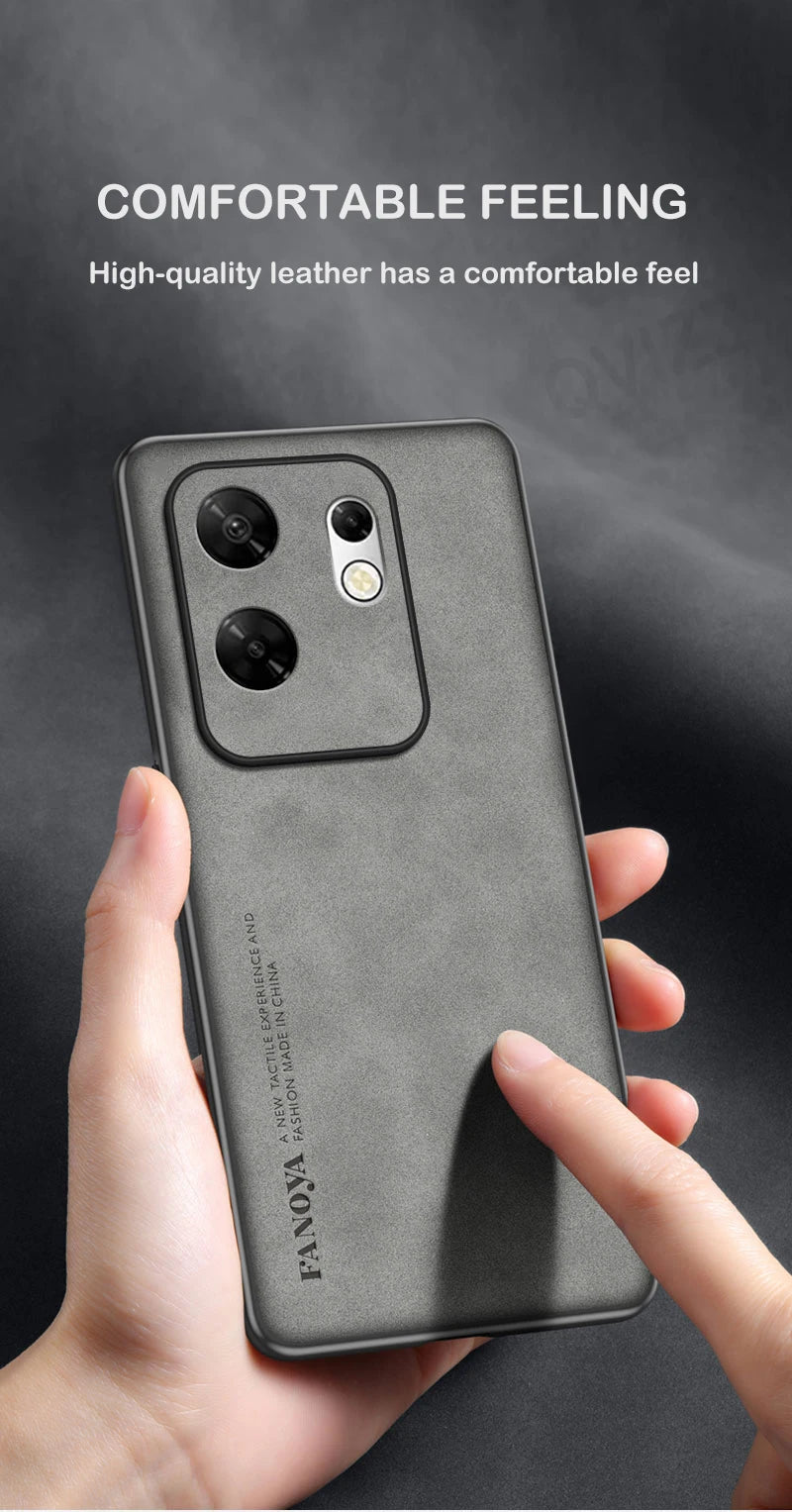 Leather Case for Infinix Zero 30 4G Frosted Hard Shockproof Phone Cover X6731B Shell Coque